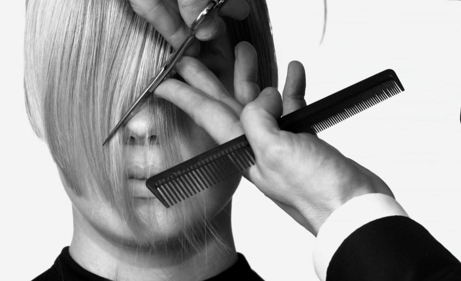 Hair professional at work